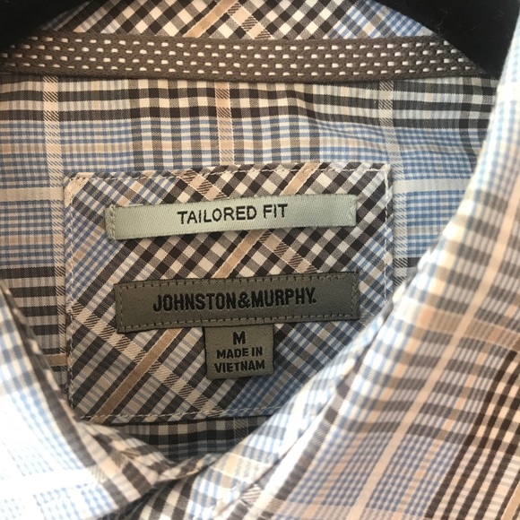 Johnston & Murphy Plaid Button Down - Picture 3 of 6